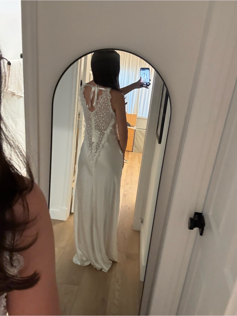 Rodarte White Lace-Trim Slip Dress - Picture 4 of 4